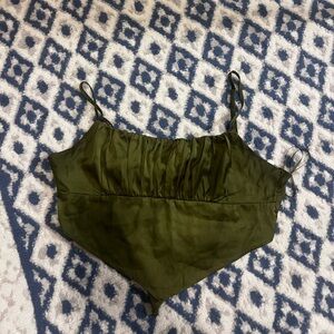 Garage Olive Green Camisole